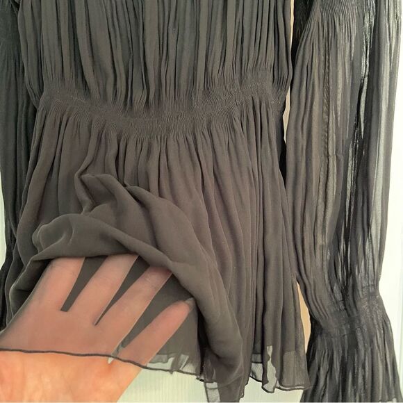 Elegant Black Women's Top - Picture 5 of 9